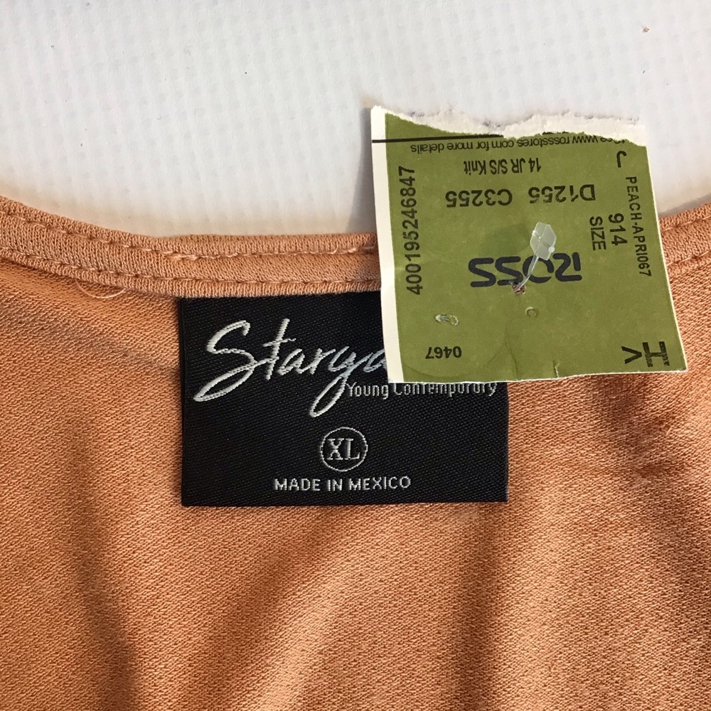 Stargazer brand wrap style top tan small &  medium - Picture 6 of 6